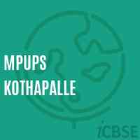 Mpups Kothapalle Middle School Logo
