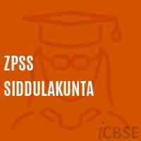 Zpss Siddulakunta Secondary School Logo