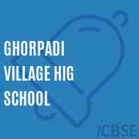 Ghorpadi Village Hig School Logo