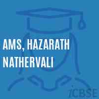 Ams, Hazarath Nathervali Middle School Logo