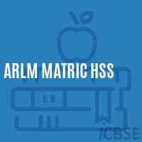 Arlm Matric Hss Senior Secondary School Logo