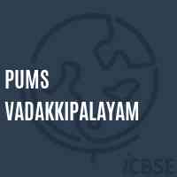 Pums Vadakkipalayam Middle School Logo