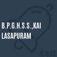 B.P.G.H.S.S.,Kailasapuram High School Logo