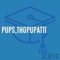 Pups,Thopupatti Primary School Logo