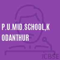 P.U.Mid.School,Kodanthur Logo