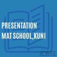 Presentation Mat School,Kuni Logo