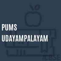 Pums Udayampalayam Middle School Logo