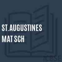 St.Augustines Mat Sch Secondary School Logo