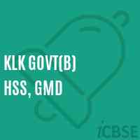 Klk Govt(B) Hss, Gmd High School Logo