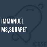 Immanuel Ms,Surapet Primary School Logo