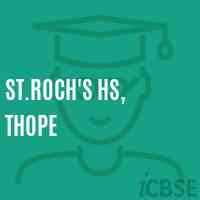 St.Roch'S Hs, Thope Secondary School Logo