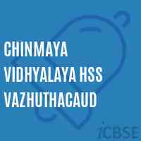 Chinmaya Vidhyalaya Hss Vazhuthacaud Senior Secondary School Logo