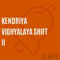 Kendriya Vidhyalaya Shift Ii Senior Secondary School Logo