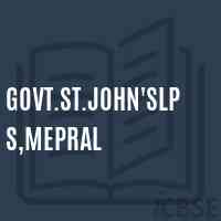 Govt.St.John'Slps,Mepral Primary School Logo