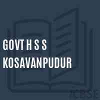 Govt H S S Kosavanpudur High School Logo