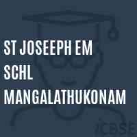 St Joseeph Em Schl Mangalathukonam Primary School Logo