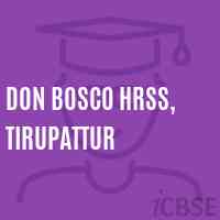 Don Bosco Hrss, Tirupattur High School Logo