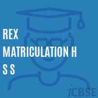 Rex Matriculation H S S Senior Secondary School Logo