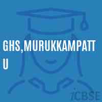 Ghs,Murukkampattu Secondary School Logo