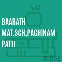 Baarath Mat.Sch,Pachinampatti Secondary School Logo