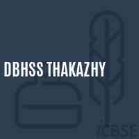 Dbhss Thakazhy High School Logo