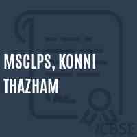 Msclps, Konni Thazham Primary School Logo