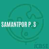 Samantpor P. S Middle School Logo