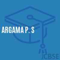 Argama P. S Middle School Logo