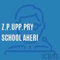 Z.P.Upp.Pry School Aheri Logo