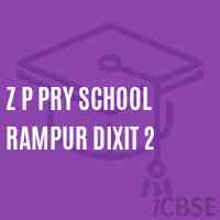 Z P Pry School Rampur Dixit 2 Logo