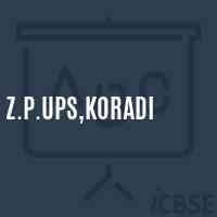 Z.P.Ups,Koradi Middle School Logo
