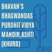 Bhavan'S Bhagwandas Purohit Vidya Mandir,Ashti (Khurd) Senior Secondary School Logo
