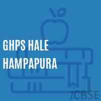 Ghps Hale Hampapura Middle School Logo