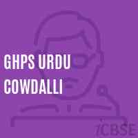 Ghps Urdu Cowdalli Middle School Logo