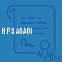 H P S Agadi Middle School Logo