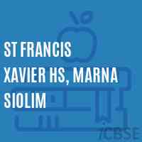 St Francis Xavier Hs, Marna Siolim Secondary School Logo