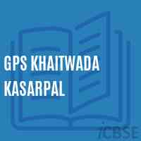 Gps Khaitwada Kasarpal Primary School Logo