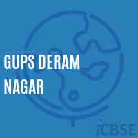 Gups Deram Nagar Middle School Logo