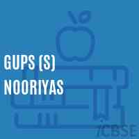 Gups (S) Nooriyas Middle School Logo