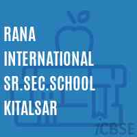 Rana International Sr.Sec.School Kitalsar Logo
