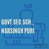 Govt.Sec.Sch., Narsingh Puri Secondary School Logo
