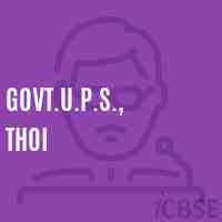 Govt.U.P.S., Thoi Middle School Logo