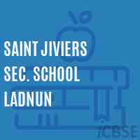 Saint Jiviers Sec. School Ladnun Logo