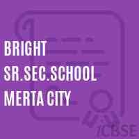 Bright Sr.Sec.School Merta City Logo