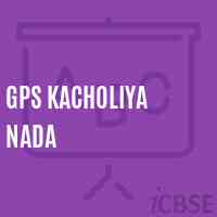 Gps Kacholiya Nada Primary School Logo