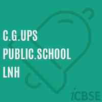 C.G.Ups Public.School Lnh Logo