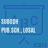 Subodh Pub.Sch., Losal Middle School Logo