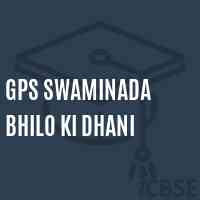 Gps Swaminada Bhilo Ki Dhani Primary School Logo