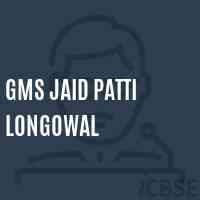 Gms Jaid Patti Longowal Middle School Logo