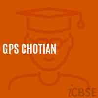 Gps Chotian Primary School Logo